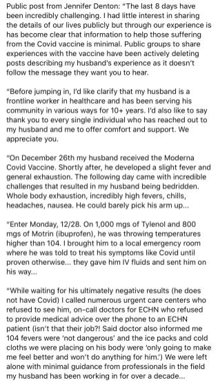 Covid19 Vaccine Side Effects
