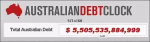 Australian debt clock